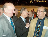 In front: Jan Vesely (CZE) and Detlef Zabel, former famous winners of the "Course de la Paix".